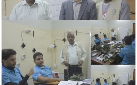 نقابة المهندسين بمحافظة حضرموت تدشن الدورة المهنية التمديدات الكهربائية المنزلية بالمكلا