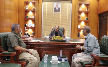 محافظ حضرموت يناقش مع قائد المنطقة الثانية ومدير عام الأمن الاستعدادات لتنفيذ الخطة الأمنية الرمضانية