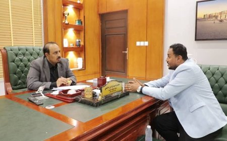 محافظ حضرموت يطلع على نشاط المؤسسة العامة للطرق والجسور بساحل المحافظة