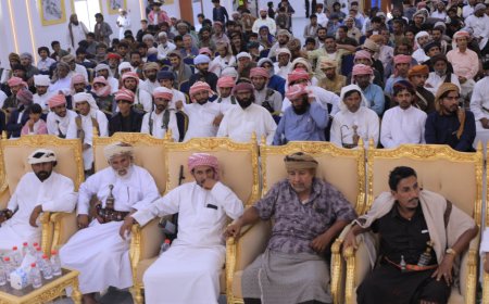 المهرة تشهد لقاءً موسعًا لدعم قوة درع الوطن بحضور وكيل أول المحافظة والسلطان آل عفرار