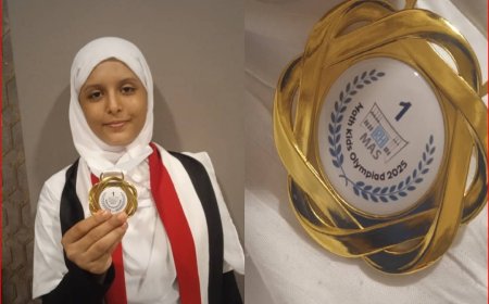 الطالبة رهف محمد  تحقق المركز الأول في المستوى الثاني في المنافسة الدولية للحساب الذهني بالسعودية