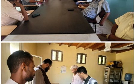 لحج.. مدير طور الباحة يتفقد مستوى الانضباط الوظيفي بالمديرية في أول يوم دوام برمضان