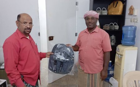 المدير التنفيذي لجمعية النهضة لرعاية المعاقين حركياً يزور جمعية الصديق التنموية بالمكلا