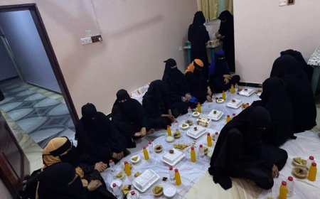 مؤسسة العهد للتنمية تقيم أمسية رمضانية وتقدم وجبة إفطار وعشاء للكفيفات