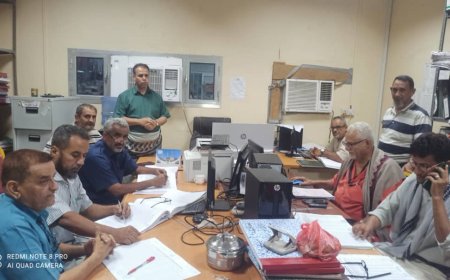 وكيل قطاع المناهج والتوجيه الشوذبي في زيارة مفاجئة لتفقد لجان الامتحانات