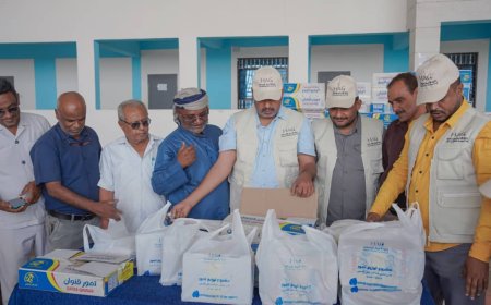 خلية الأعمال الإنسانية ضمن سلسلة تدشين مشاريعها الرمضانية 