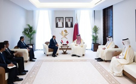 رئيس مجلس الوزراء وزير الخارجية القطري يستقبل وزير الخارجية ويبحثان تعزيز العلاقات الثنائية