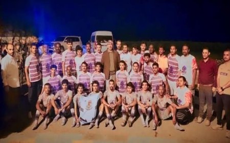 اللواء الزبيدي يلتقي ببعثة فريق دفاع شبوة الرياضي ويشيد بالنتائج المحققة