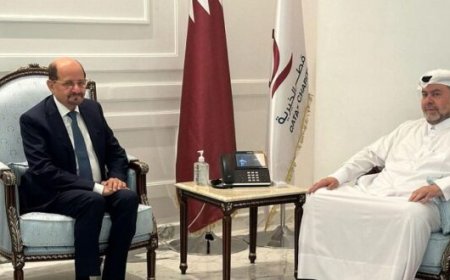 الزنداني يناقش مع الرئيس التنفيذي لمؤسسة قطر دعم المشاريع الإنسانية والتنموية في اليمن