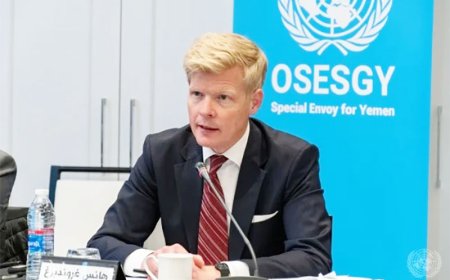 "غوندبرغ" يشدد على ضرورة تنسيق الجهود الإقليمية والدولية لدعم الحوار وخفض التوتر في اليمن