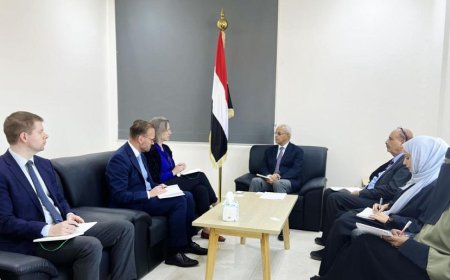 نائب وزير الخارجية يلتقي رئيسة قسم الشؤون السياسية بمكتب المبعوث الاممي إلى اليمن