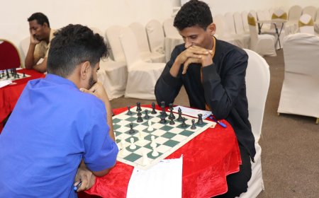 انطلاق بطولة عدن التصنيفية الدولية للشطرنج بحماس وتنافس قوي