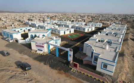 مأرب: افتتاح قرية "قطر الخير" تحوي 55 وحدة سكنية للنازحين الأكثر احتياجاً