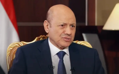 الرئيس العليمي: الممرات المائية ستظل بؤرة توتر طالما استمرت سيطرة الحوثيين عليها