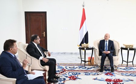 رئيس مجلس القيادة يتسلم تقريرا بشأن مستوى تنفيذ التوجيهات الرئاسية للإفراج عن السجناء ومساعدة المعسرين