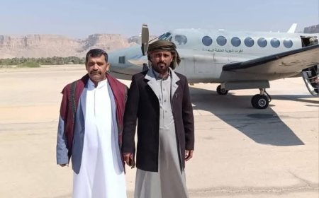 بعد إلغاء لقاء الحلف.. بن حبريش والعوبثاني يغادران سيئون إلى السعودية بدعوة رسمية