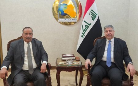 السفير مرمش يبحث مع وكيل وزارة الخارجية العراقي سبل تعزيز وتطوير العلاقات الثنائية