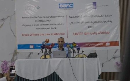 مرصد الحريات: مناطق سيطرة الحوثيين خالية من الإعلام المستقل والمعارض بعد حجب معظم المواقع الإخبارية