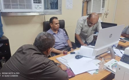 نائب رئيس اللجنة العليا للامتحانات الوكيل الشوذبي يقوم بزيارة تفقدية للجان فحص