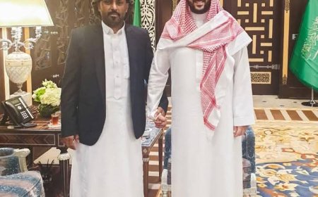 رئيس حلف قبائل حضرموت.. يلتقي وزير الدفاع السعودي الأمير خالد بن سلمان