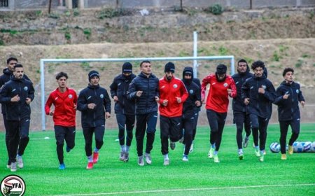 المنتخب الأول يجري أول حصة تدريب استعداداً لملاقاة بوتان