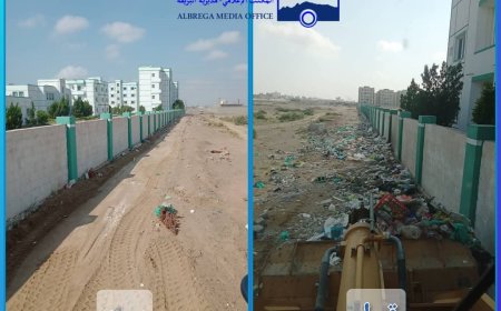 العاصمة عدن: صندوق النظافة والتحسين ينفذ حملات نظافة واسعة لرفع المخلفات بعدد من أحياء مديرية البريقة