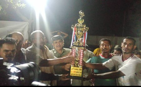  نادي خنفر يتوج بالبطولة الرمضانية الأولى للكرة الطائرة لأندية أبين