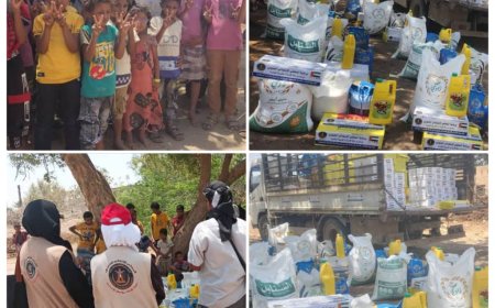 لحج.. هيئة الإغاثة والأعمال الإنسانية بالمجلس الانتقالي الجنوبي تقوم بتوزيع السلل الغذائية للمكفوفين في قرية بئر الكدمة بمديرية تبن 