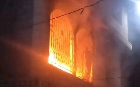 حريق في منزل مواطن يتسبب بوفاة طفلتان اختناقا في الضالع