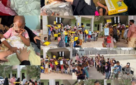 بدعم العميد طارق صالح.. توزع 500 كسوة عيد للأيتام والمرضى والفقراء في عدن ولحج