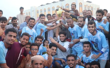 عدن.. فريق رشده يحقق بطولة شهداء أبو حربه الرمضاني للموسم السابع