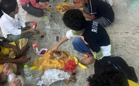 جمعية الوفاء لرعاية وتأهيل الكفيفات تنظم إفطارًا وكسوة لطلاب معهد النور للمكفوفين بعدن