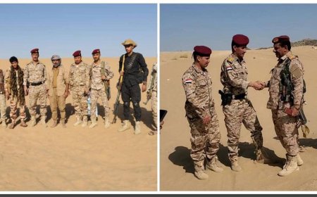 أركان المنطقة العسكرية الثالثة يتفقد المرابطين في الجبهات في زيارة عيدية