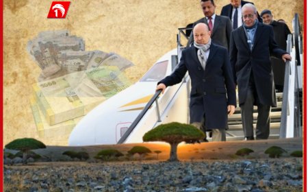 الرئيس العليمي يغادر عدن لإجراء مشاورات دولية حول التحديات الاقتصادية والأمنية