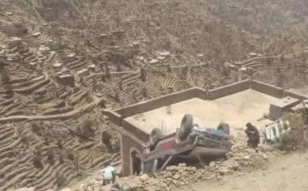 انقلاب سيارة زفاف بلحج يصيب عروساً ومرافقاتها بجروح خطيرة