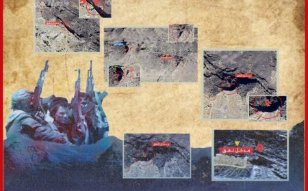 طالتها الغارات الأمريكية.. صور الأقمار الصناعية تكشف قواعد عسكرية ومخابئ سرية للحوثيين!