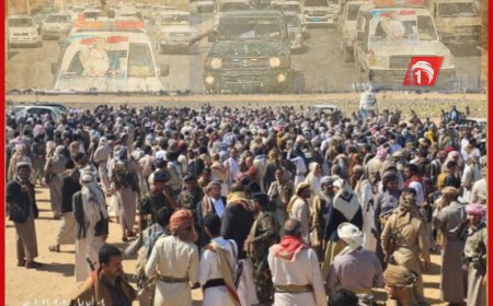 محافظة صنعاء تشيع جثمان فقيد الوطن الشيخ محمد غالب بمأرب