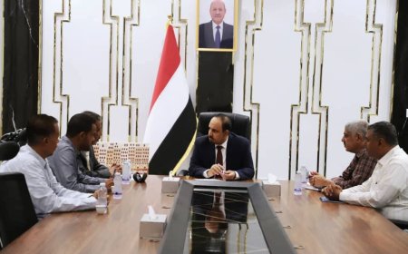 قيادة شركة "بترومسيلة" تشيد بمواقف محافظ حضرموت وتُقدّم له التهاني بنجاح المشروع الوطني المُستدام "وحدة تكرير المازوت"