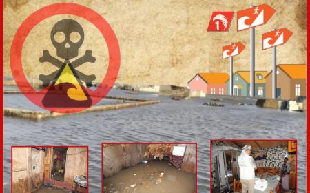 بالأمس في مدينة ذوباب بتعز.. مياه البحر تغمر منازل المواطنين في مدينة اللحية بالحديدة ونزوح جماعي!