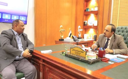 المحافظ بن ماضي يناقش الاستعدادات الجارية لاستقبال المخيم السعودي الطبي في عمليات القلب المفتوح والقسطرة والمفاصل الصناعية والاورام