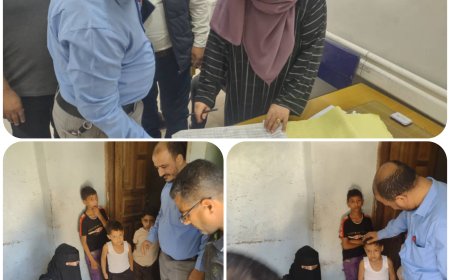 تعز.. مدير مكتب صحة صالة يتفقد مراكز الرصد الوبائي ويُوجه بتعزيز الخدمات في المناطق المتضررة