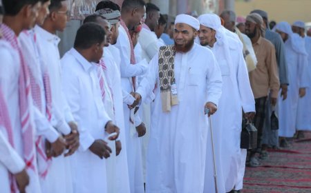 برعاية وقف للأعمال الإنسانية ـ دولة الكويت و تنفيذ مؤسسة ود لتزويج الشباب`..الشحر تحتفل بالزواج الجماعي الـ 29 بتزويج 200 عروساً وعروسة`