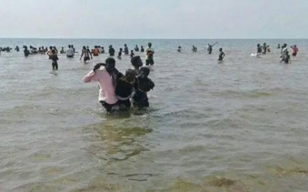 ضبط 195 مهاجراً إفريقياً قبالة سواحل شبوة