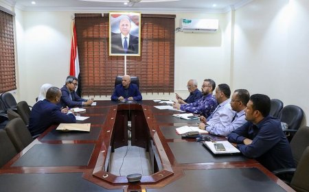 الشرجبي يبحث مع مسؤولين أمميين خطة تدخلات اليونيسيف ودراسة تطوير قطاع المياه بعدن