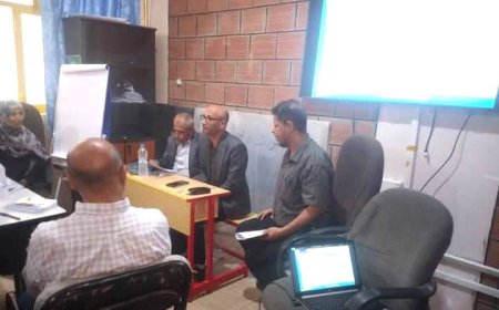 الدعيس والمقطري يدشنان ورشة تدريبية في مجال المشاريع الزراعية المبتكرة بتعز