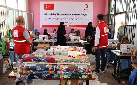 بدء دورة تدريبية في مجال الخياطة والتطريز لنزيلات السجن المركزي بعدن