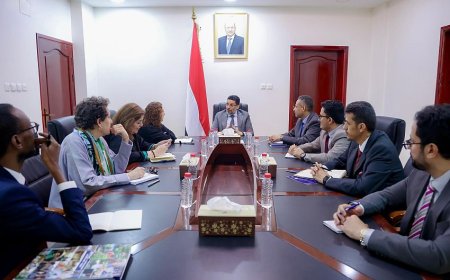 رئيس الوزراء يستقبل الممثل المقيم الجديد لبرنامج الأمم المتحدة الإنمائي لدى اليمن