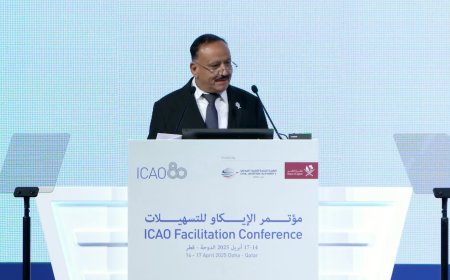 في مؤتمر الايكاو الدولي بالدوحة.. وزير النقل: نؤكد أهمية التنسيق الدولي لدعم اليمن للانخراط الكامل في منظومة النقل الجوي العالمية