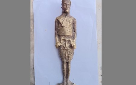 قوات أمن تعز تضبط تمثال أثري بحوزة مواطن قادم من مناطق سيطرة الحوثيين