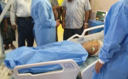 مدير مكتب الصحة بمحافظة أبين يزور مديرية مودية ويدشن تفعيل قسم العناية المركزة بالمستشفى